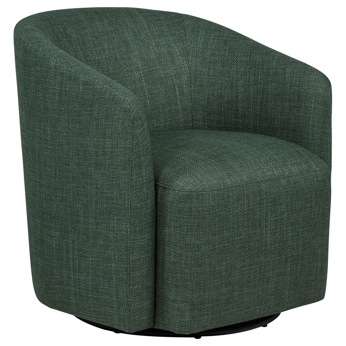Mossbrook Green Upholstered Swivel Accent Chair by Coaster at Eve Furniture
