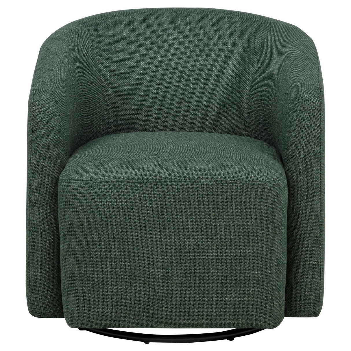 Mossbrook Green Upholstered Swivel Accent Chair by Coaster at Eve Furniture