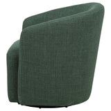Mossbrook Green Upholstered Swivel Accent Chair by Coaster at Eve Furniture