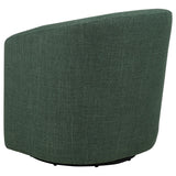 Mossbrook Green Upholstered Swivel Accent Chair by Coaster at Eve Furniture