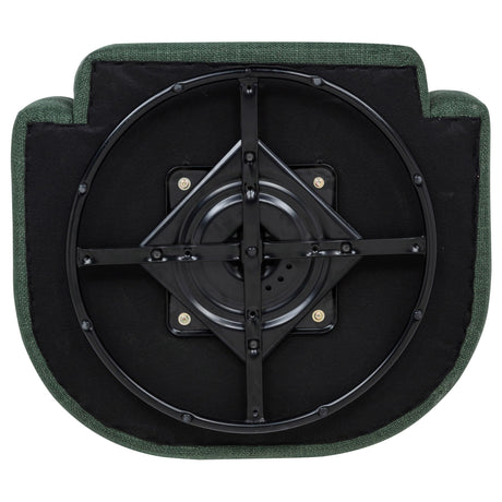 Mossbrook Green Upholstered Swivel Accent Chair by Coaster at Eve Furniture