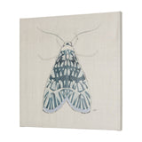 Moth Blue I by Mercana Studio a Hand Embellished Textured Canvas by Mercana at Eve Furniture