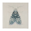Moth Blue I by Mercana Studio a Hand Embellished Textured Canvas by Mercana at Eve Furniture