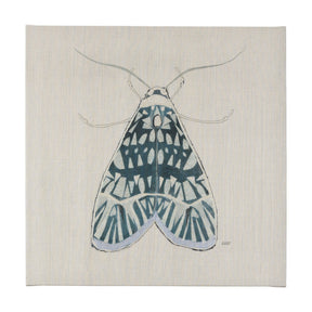 Moth Blue I by Mercana Studio a Hand Embellished Textured Canvas by Mercana at Eve Furniture
