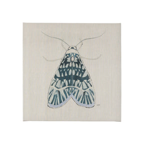 Moth Blue I by Mercana Studio a Hand Embellished Textured Canvas by Mercana at Eve Furniture