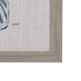 Moth Blue I by Mercana Studio a Hand Embellished Textured Framed Art Print by Mercana at Eve Furniture