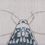 Moth Blue I by Mercana Studio a Hand Embellished Textured Framed Art Print by Mercana at Eve Furniture