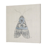 Moth Blue II by Mercana Studio a Hand Embellished Textured Canvas by Mercana at Eve Furniture
