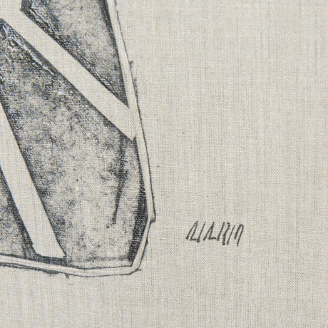 Moth Blue II by Mercana Studio a Hand Embellished Textured Canvas by Mercana at Eve Furniture