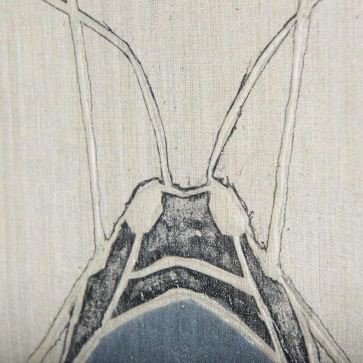 Moth Blue II by Mercana Studio a Hand Embellished Textured Canvas by Mercana at Eve Furniture