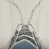 Moth Blue II by Mercana Studio a Hand Embellished Textured Canvas by Mercana at Eve Furniture