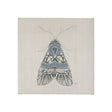 Moth Blue II by Mercana Studio a Hand Embellished Textured Canvas by Mercana at Eve Furniture