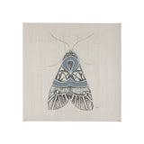 Moth Blue II by Mercana Studio a Hand Embellished Textured Canvas by Mercana at Eve Furniture
