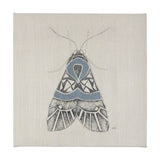 Moth Blue II by Mercana Studio a Hand Embellished Textured Canvas by Mercana at Eve Furniture