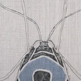 Moth Blue II by Mercana Studio a Hand Embellished Textured Framed Art Print by Mercana at Eve Furniture