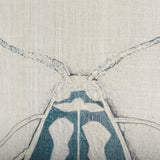Moth Blue III by Mercana Studio a Hand Embellished Textured Canvas by Mercana at Eve Furniture