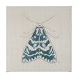 Moth Blue III by Mercana Studio a Hand Embellished Textured Canvas by Mercana at Eve Furniture