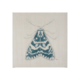 Moth Blue III by Mercana Studio a Hand Embellished Textured Canvas by Mercana at Eve Furniture