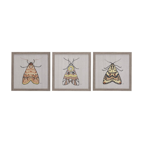 Moth I by Mercana Studio a Hand Embellished Textured Framed Art Print by Mercana at Eve Furniture