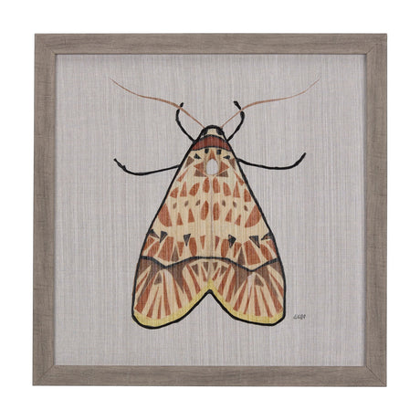 Moth I by Mercana Studio a Hand Embellished Textured Framed Art Print by Mercana at Eve Furniture