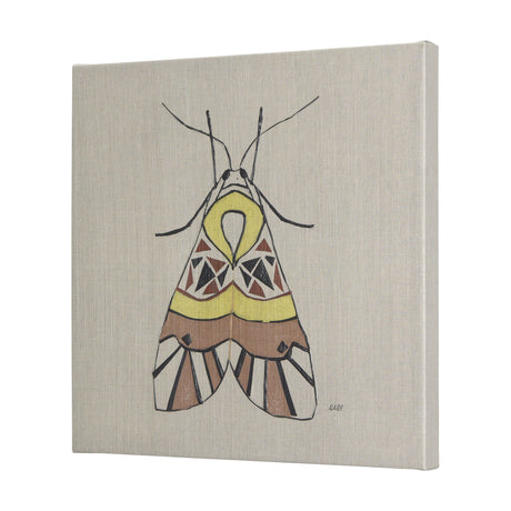 Moth II by Mercana Studio a Hand Embellished Textured Canvas by Mercana at Eve Furniture