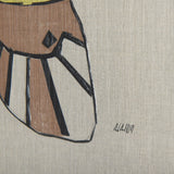 Moth II by Mercana Studio a Hand Embellished Textured Canvas by Mercana at Eve Furniture