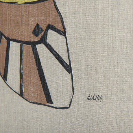 Moth II by Mercana Studio a Hand Embellished Textured Canvas by Mercana at Eve Furniture