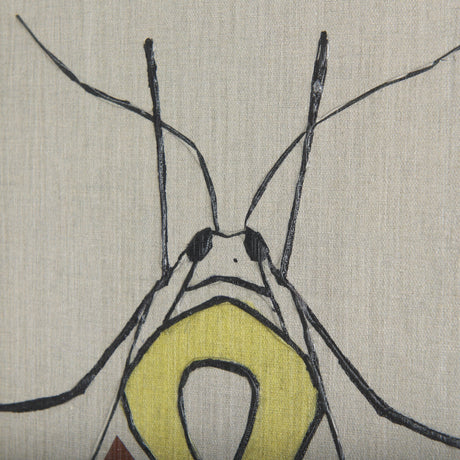 Moth II by Mercana Studio a Hand Embellished Textured Canvas by Mercana at Eve Furniture