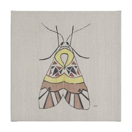 Moth II by Mercana Studio a Hand Embellished Textured Canvas by Mercana at Eve Furniture