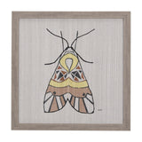 Moth II by Mercana Studio a Hand Embellished Textured Framed Art Print by Mercana at Eve Furniture