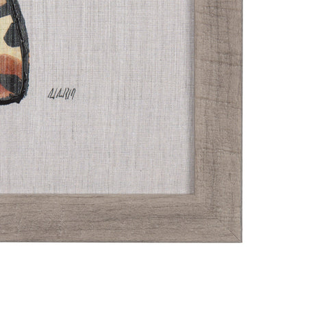 Moth III by Mercana Studio a Hand Embellished Textured Framed Art Print by Mercana at Eve Furniture