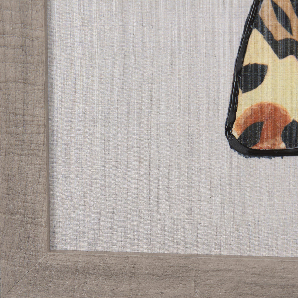 Moth III by Mercana Studio a Hand Embellished Textured Framed Art Print by Mercana at Eve Furniture