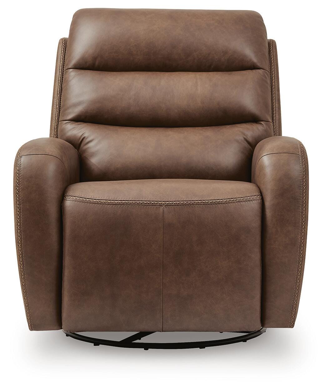 Motion-Max Saddle Swivel Glider Power Recliner by Ashley at Eve Furniture
