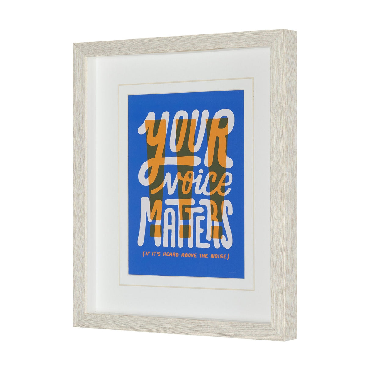 Motivation Mantra II by Michael Mullan Framed Artwork Matted under Glass by Mercana at Eve Furniture