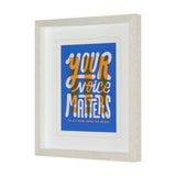 Motivation Mantra II by Michael Mullan Framed Artwork Matted under Glass by Mercana at Eve Furniture