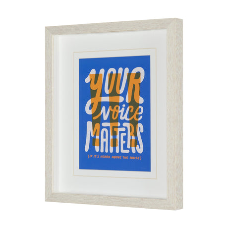 Motivation Mantra II by Michael Mullan Framed Artwork Matted under Glass by Mercana at Eve Furniture