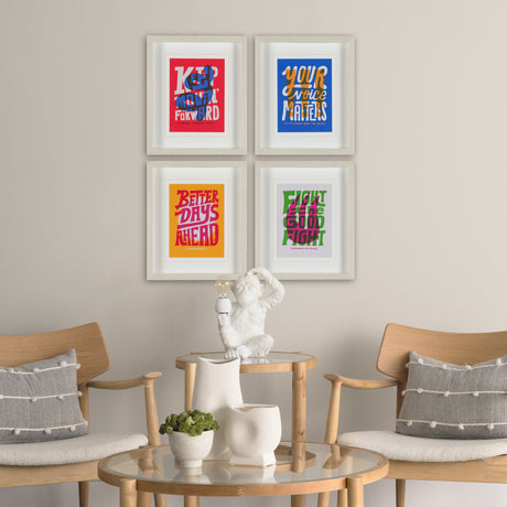 Motivation Mantra II by Michael Mullan Framed Artwork Matted under Glass by Mercana at Eve Furniture