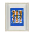 Motivation Mantra II by Michael Mullan Framed Artwork Matted under Glass by Mercana at Eve Furniture