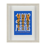 Motivation Mantra II by Michael Mullan Framed Artwork Matted under Glass by Mercana at Eve Furniture