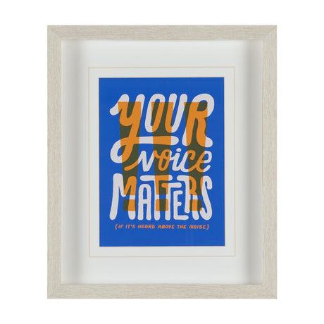 Motivation Mantra II by Michael Mullan Framed Artwork Matted under Glass by Mercana at Eve Furniture