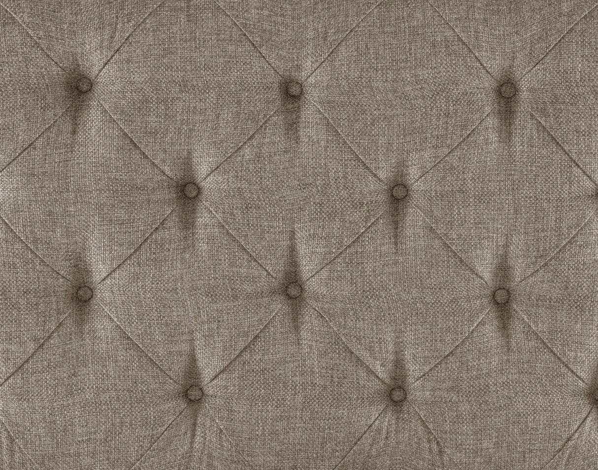 Motsinger Brown King Upholstered Panel Bed by Homelegance at Eve Furniture