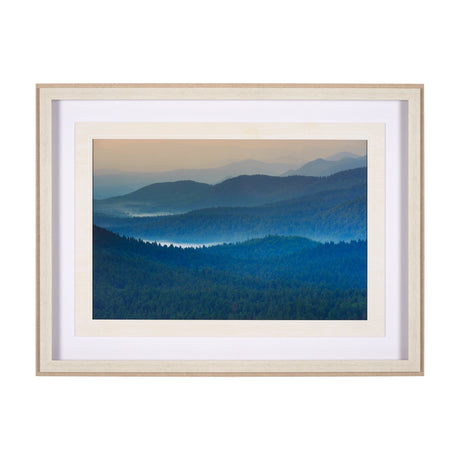 Mountain Fade by Staffan Widstrand a Hand Embellished Textured Framed Art Photo Matted under Glass by Mercana at Eve Furniture