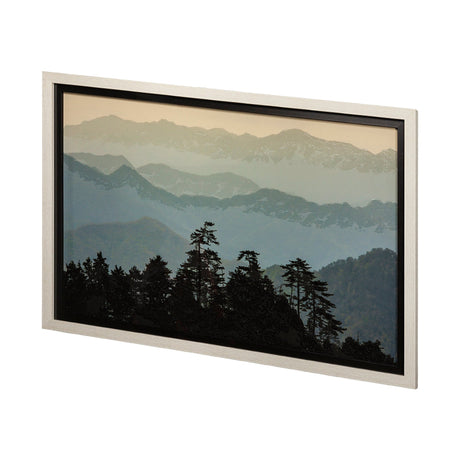 Mountain Light by Wild Wonders of ChinHand Embellished Textured Framed Art Print Matted under Glass by Mercana at Eve Furniture