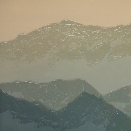 Mountain Light by Wild Wonders of ChinHand Embellished Textured Framed Art Print Matted under Glass by Mercana at Eve Furniture