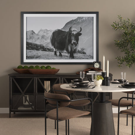 Mountain Majesty - Stance by Matt Roseveare Framed Art Print Matted under Glass by Mercana at Eve Furniture