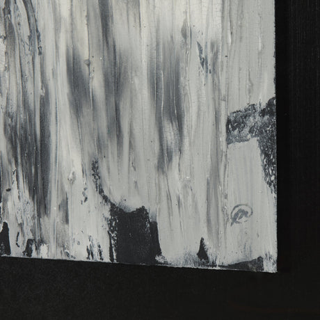 Mountain Shades II by Mercana Studio a Hand Embellished Textured Framed Art Print Matted under Glass by Mercana at Eve Furniture