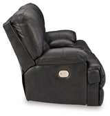 Mountainous Eclipse Power Reclining Loveseat by Ashley at Eve Furniture