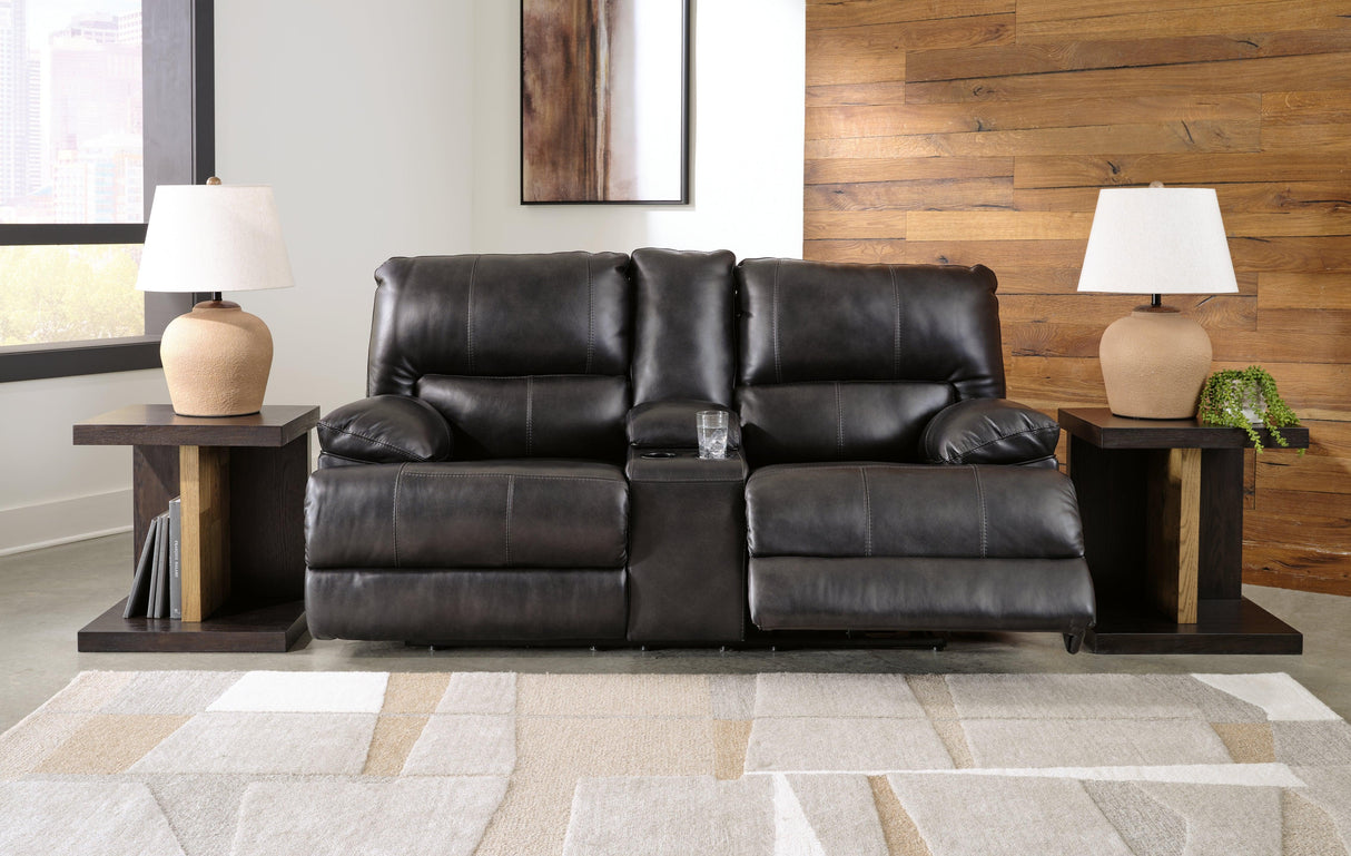 Mountainous Eclipse Power Reclining Loveseat by Ashley at Eve Furniture