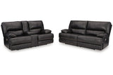 Mountainous Eclipse Power Reclining Sofa and Loveseat by Ashley at Eve Furniture
