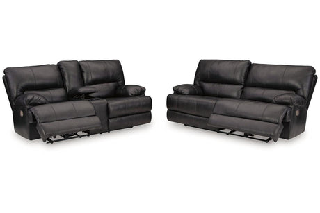 Mountainous Eclipse Power Reclining Sofa and Loveseat by Ashley at Eve Furniture
